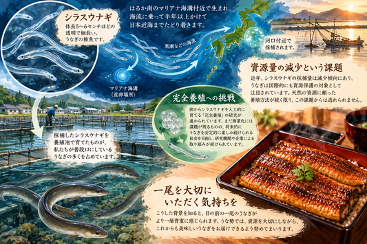 うなぎの稚魚・シラスウナギって知ってる？完全養殖への挑戦